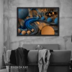 Rhonda Kay Digital Art Original: Going with the Flow Mockup Image 05