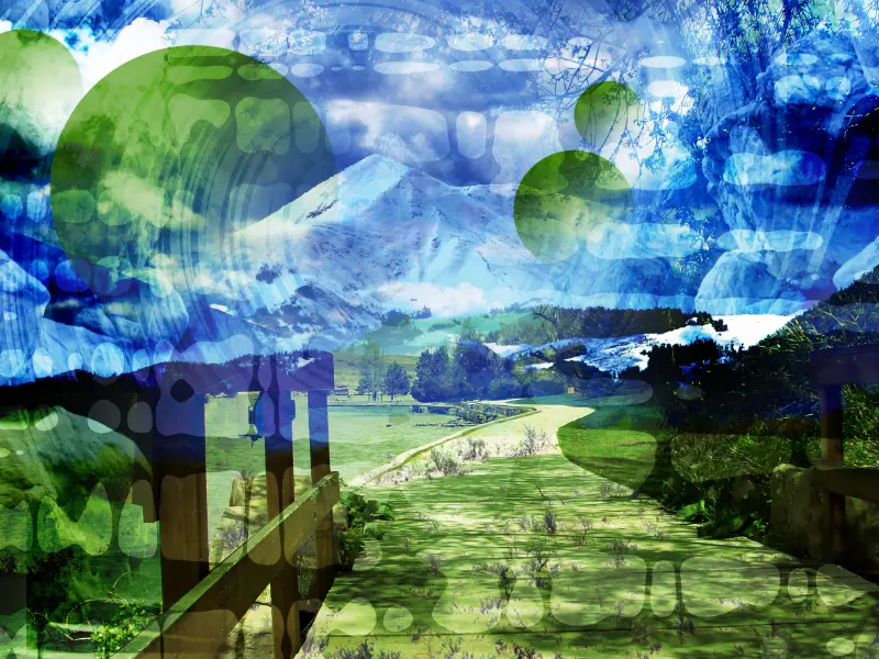 Rhonda Kay Digital Art Original: Path to Serenity Thumbnail Image