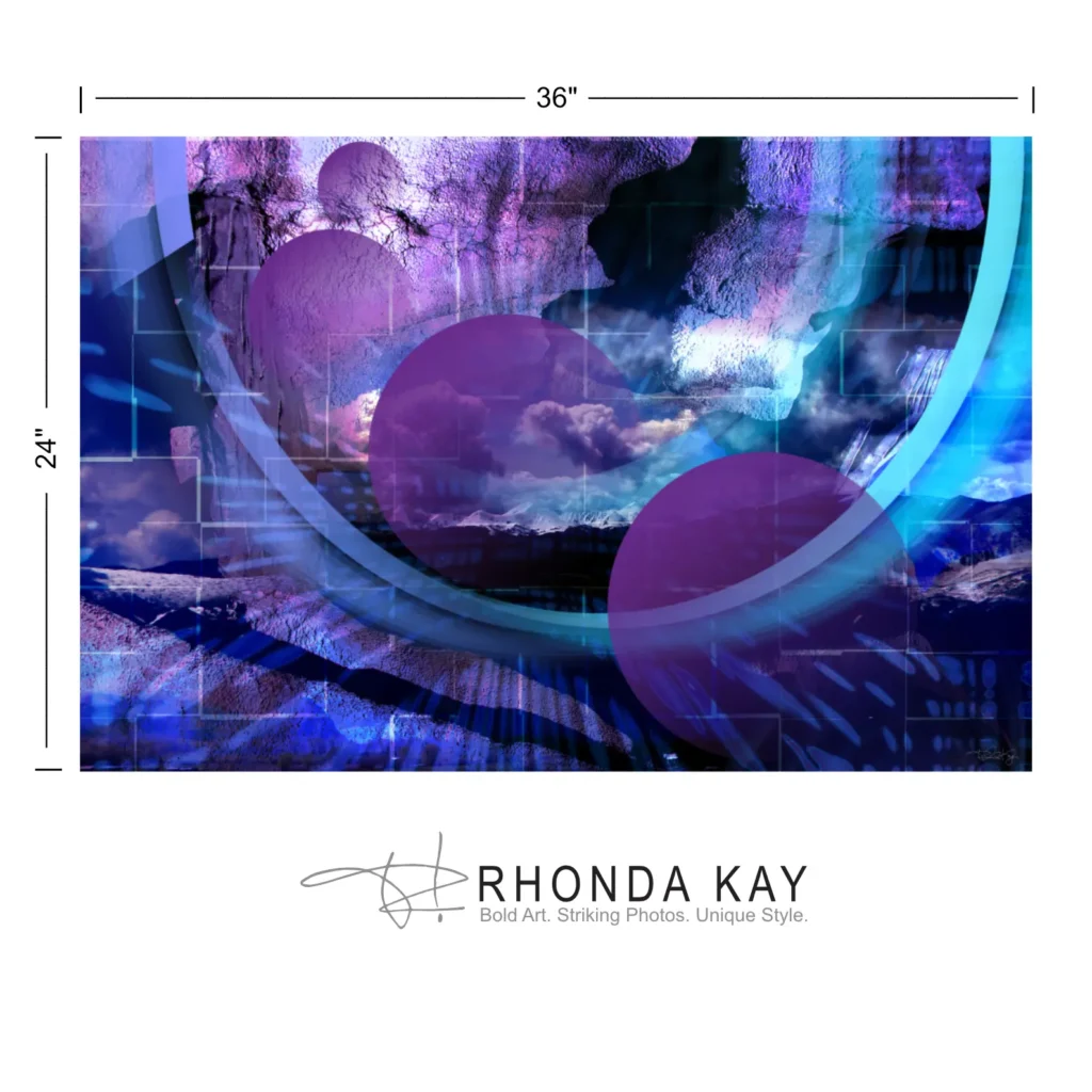 Rhonda Kay Digital Art Original: The Eye of Chi Dimensions Image