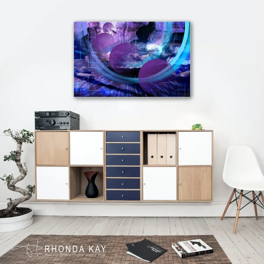 Rhonda Kay Digital Art Original: The Eye of Chi Mockup Image 04