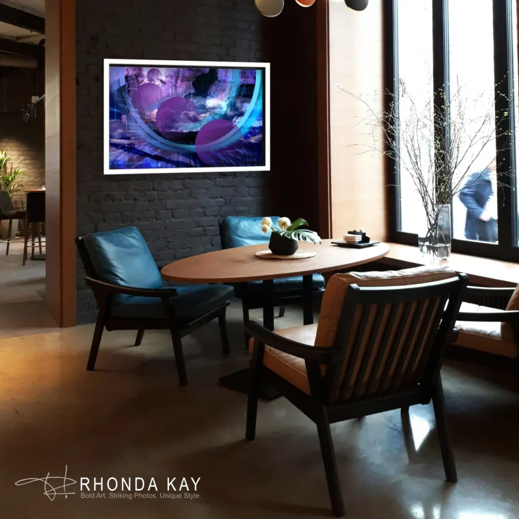 Rhonda Kay Digital Art Original: The Eye of Chi Mockup Image 05