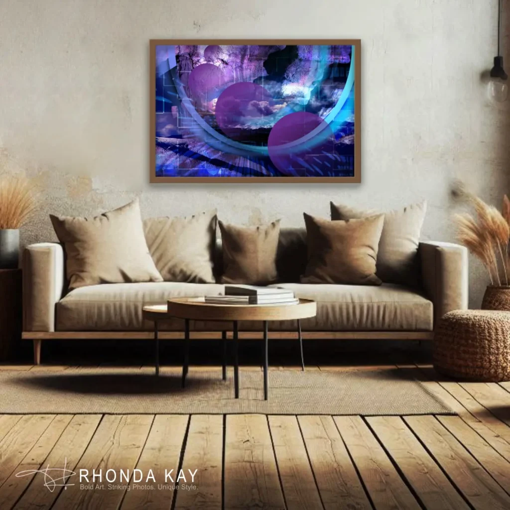 Rhonda Kay Digital Art Original: The Eye of Chi Mockup Image 06