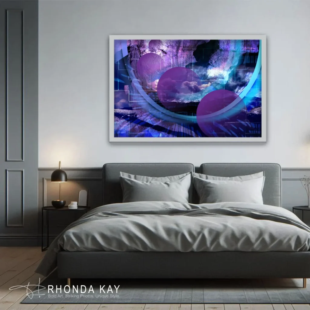 Rhonda Kay Digital Art Original: The Eye of Chi Mockup Image 07