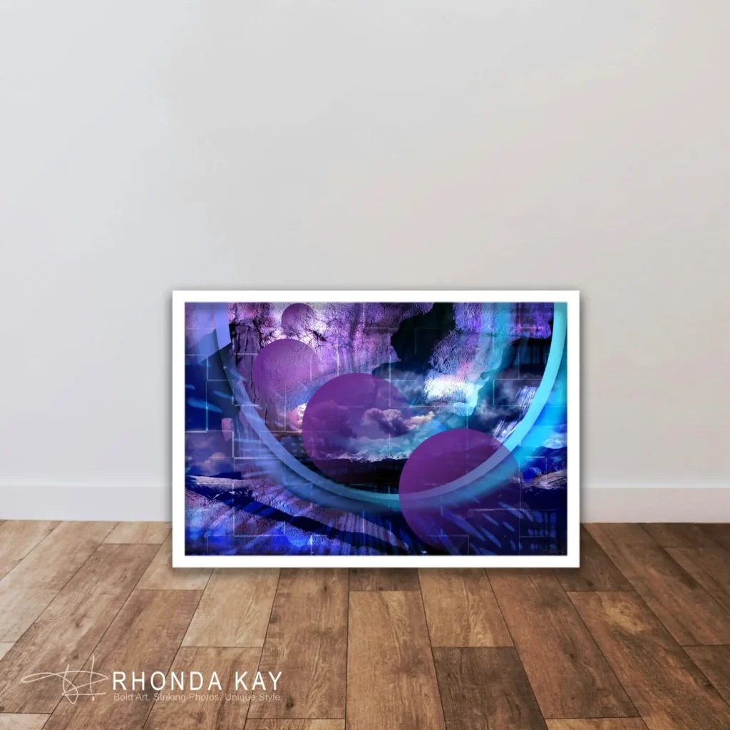 Rhonda Kay Digital Art Original: The Eye of Chi Mockup Image 09