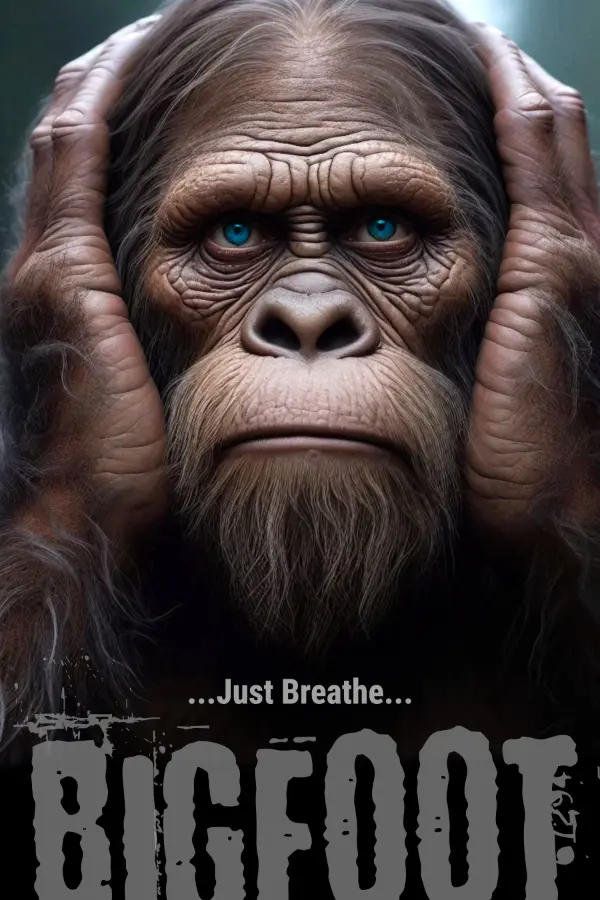 Rhonda Kay Bigfoot AI Generated Art: Just Breathe Poster Thumbnail Image