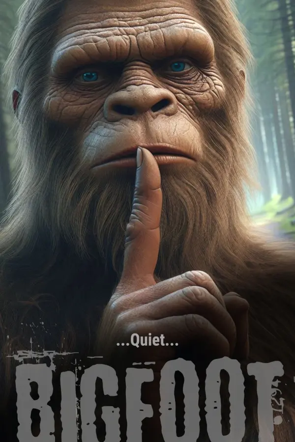 Rhonda Kay Bigfoot AI Generated Art: Quiet Poster Thumbnail Image