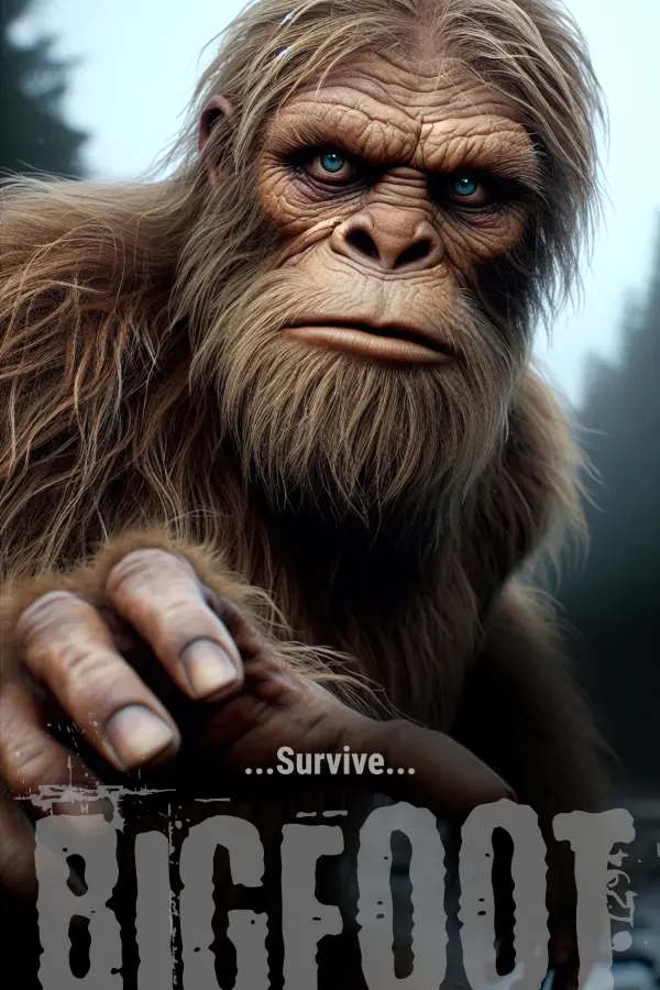 Rhonda Kay Bigfoot AI Generated Art: Survive Poster Thumbnail Image