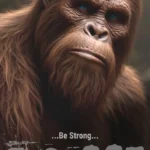 Bigfoot Motivational Poster – Be Strong Full Image