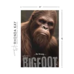 Bigfoot Motivational Poster – Be Strong Dimensions Image