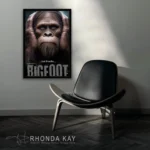 Bigfoot Motivational Poster – Just Breathe Mockup Image 05