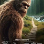 Bigfoot Motivational Poster – Move Forward Full Image