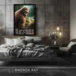 Bigfoot Motivational Poster – Move Forward Mockup Image 06