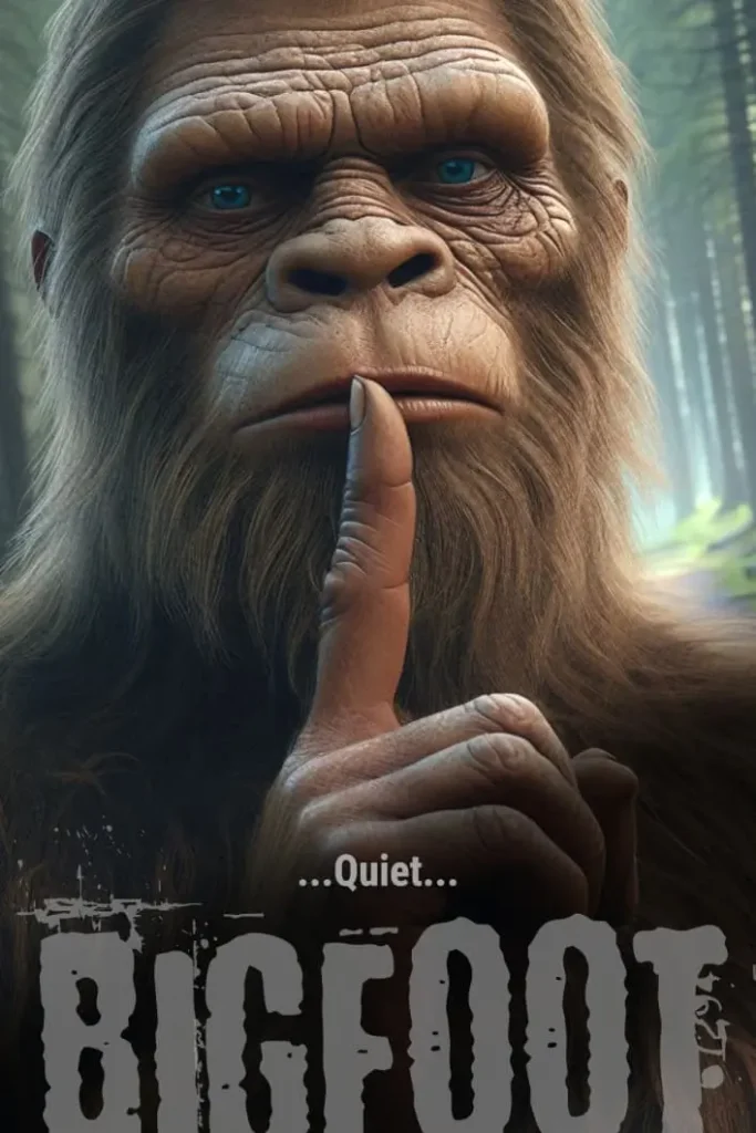 Bigfoot Motivational Poster – Quiet Full Image