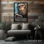 Bigfoot Motivational Poster – Stay Focused Mockup Image 05