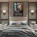 Bigfoot Motivational Poster – Stay Focused Mockup Image 06