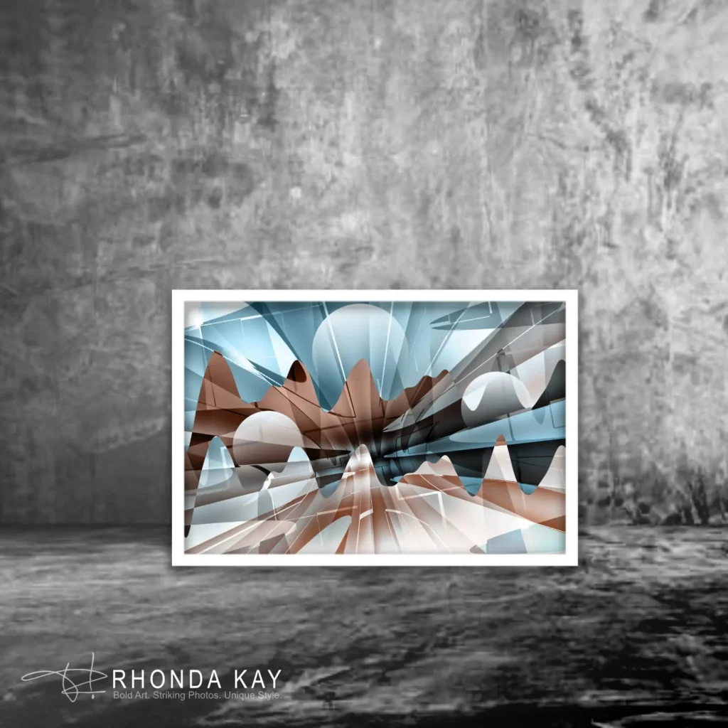 Rhonda Kay Digital Art Original: Bad Day Mockup Image 05