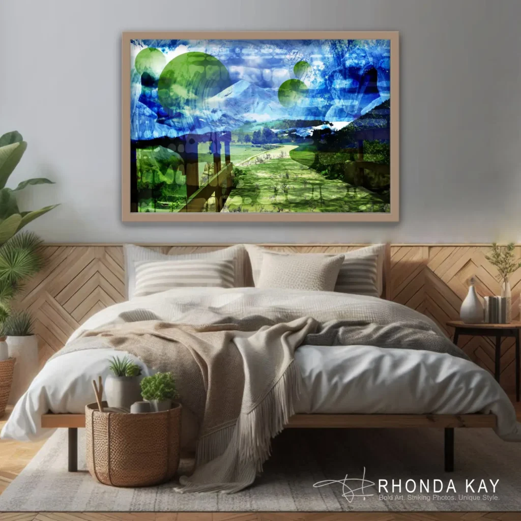 Rhonda Kay Digital Art Original: Path to Serenity Mockup Image 06