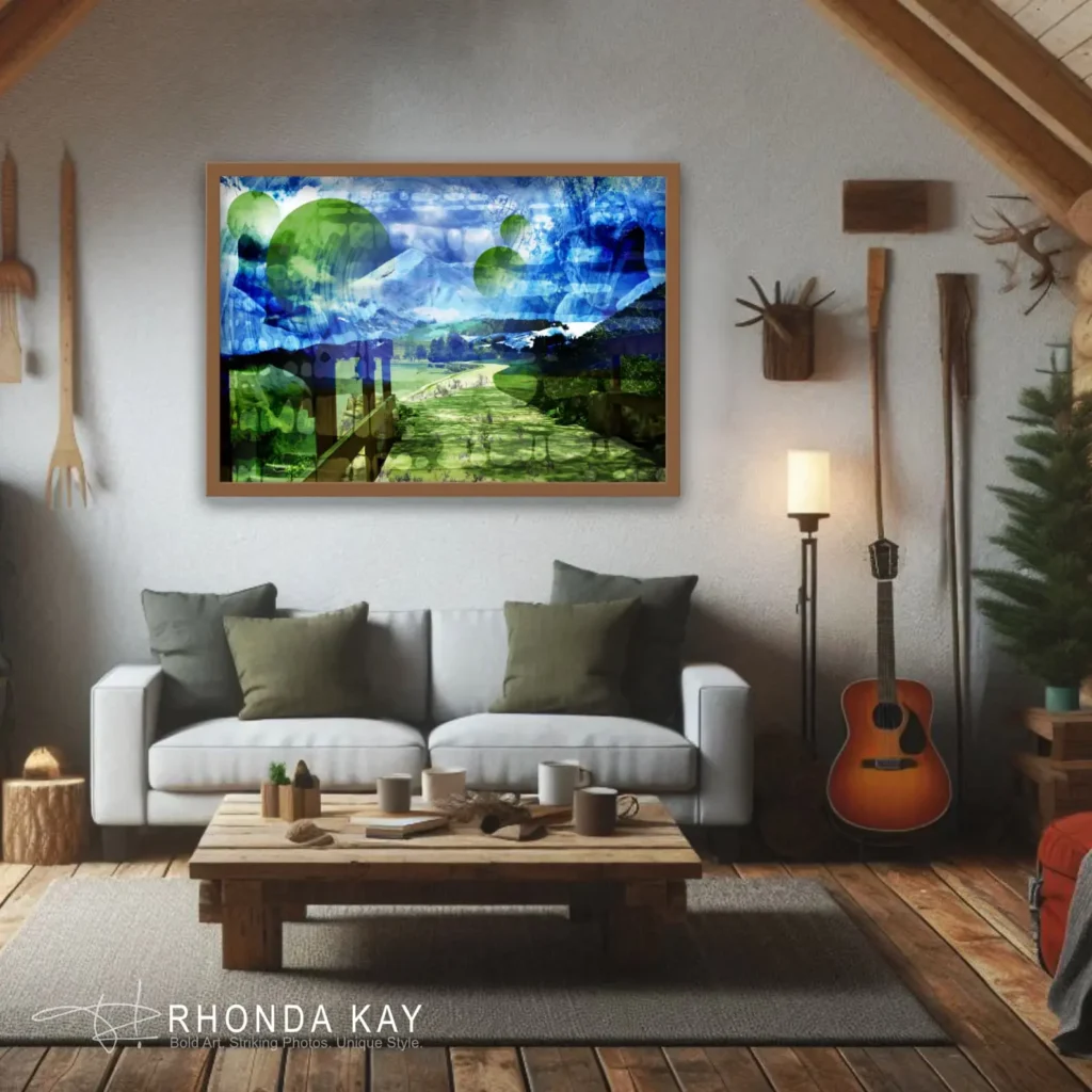 Rhonda Kay Digital Art Original: Path to Serenity Mockup Image 07